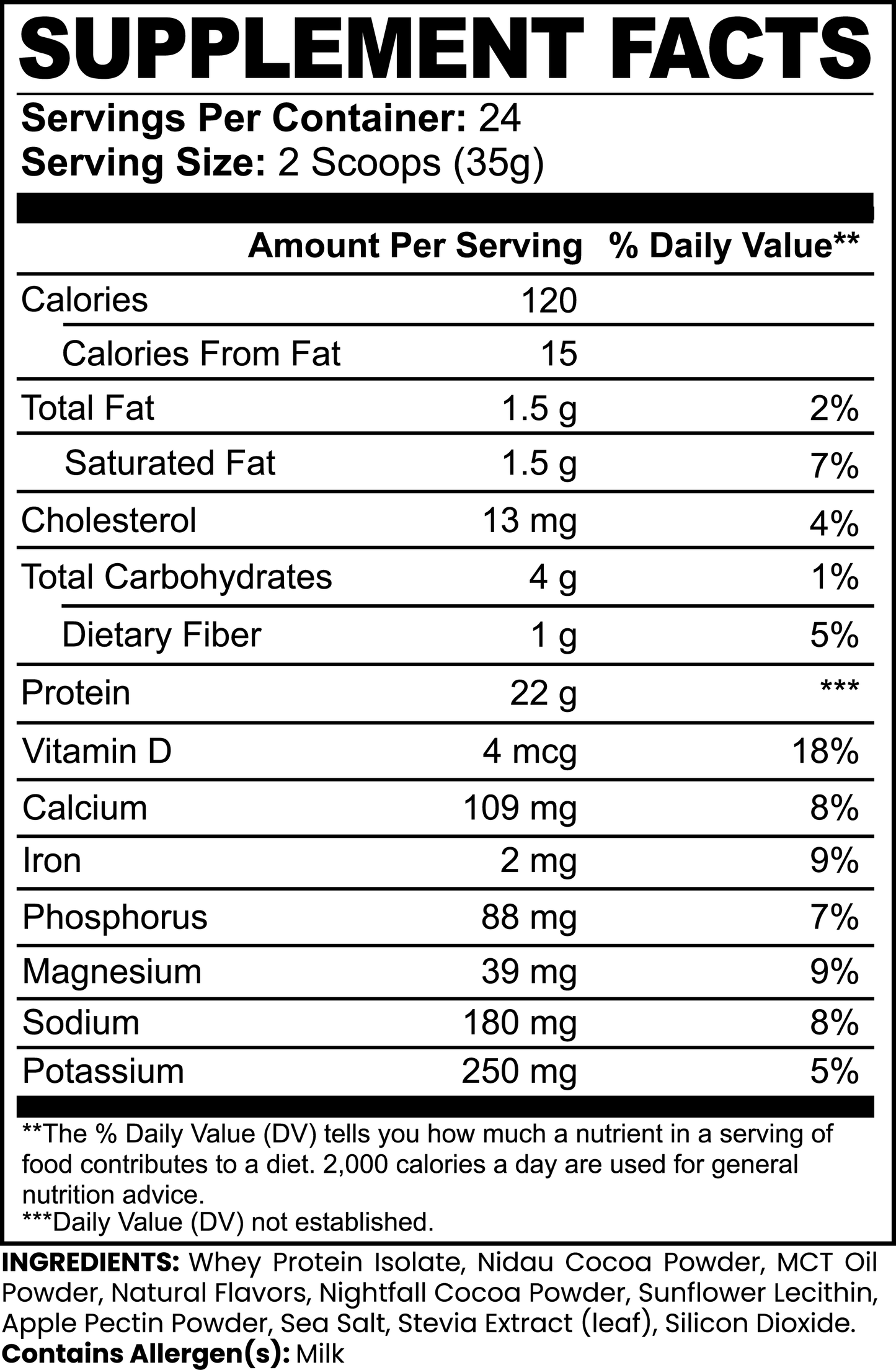 Este Whey - 100% Whey Protein Isolate (Chocolate)