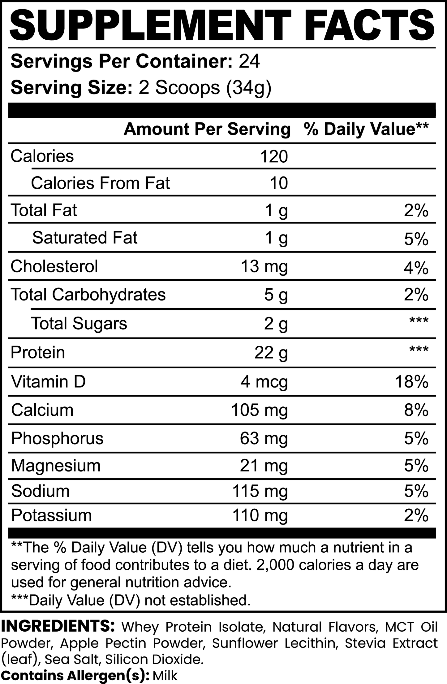 Este Whey - Advanced 100% Whey Protein Isolate (Vanilla)