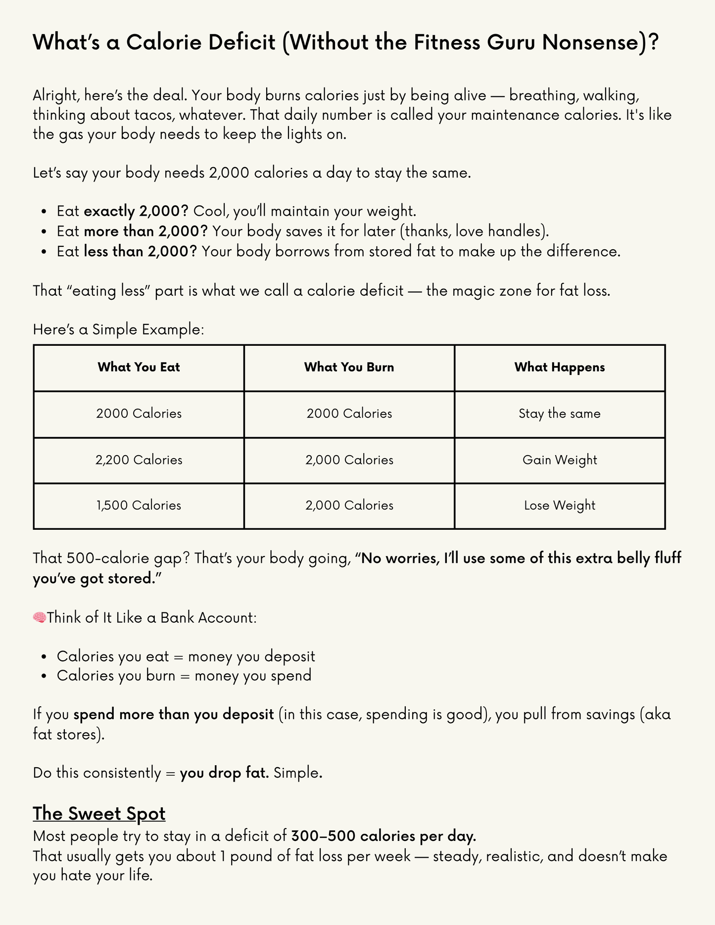 The Simplest Fat Loss Guide for $17 Bucks